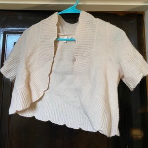 Anthropologie- Wool shrug sweater